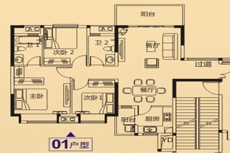 远洋翡丽郡户型图