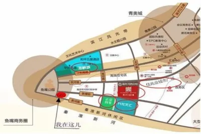 鲁能公馆项目交通图