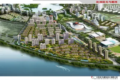 滨河阳光鸟瞰