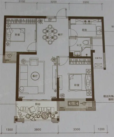 泉州新房 石狮市楼盘 龙喜华城 户型图