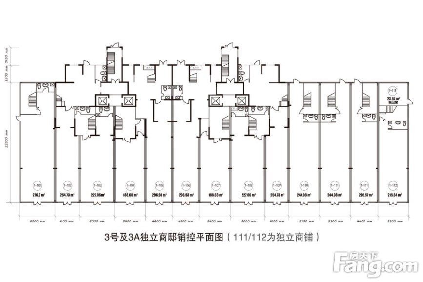 呈祥紫园3号底商11室11卫 2713.00㎡_呈祥紫园户型图-廊坊搜房网