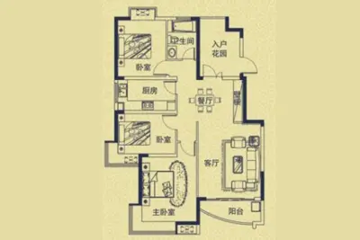 怡新花园户型图