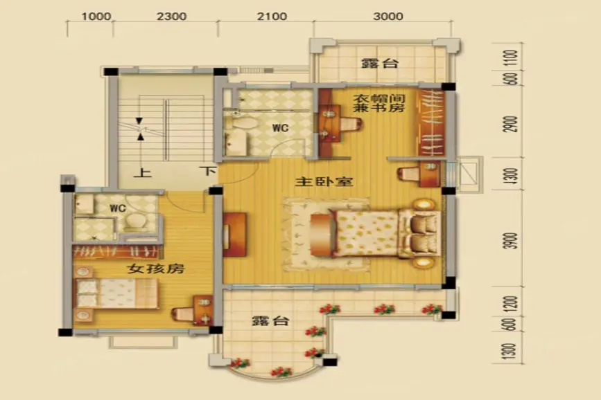 90㎡_碧桂园·豪园户型图-肇庆搜房网