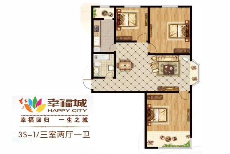 昊龙山庄户型-保定房天下