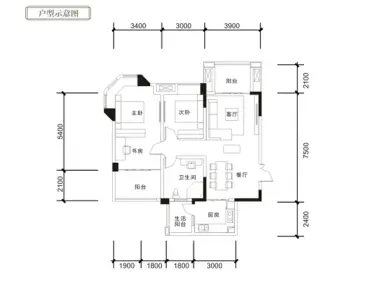 国鑫·凤垭山户型图-南充搜房网