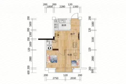 麓山枫情二期户型图