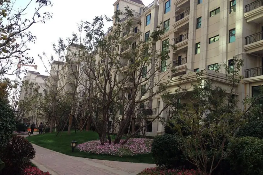 鑫界王府洋房实景图侧面拍摄(2015-11-03)-石家庄搜房