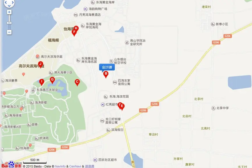 金沙滩电子地图