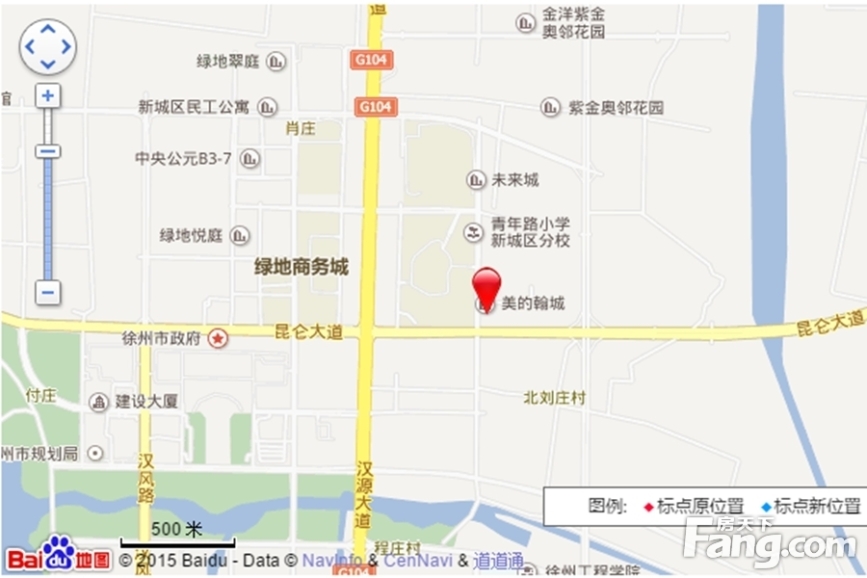 美的翰城电子地图-徐州搜房网