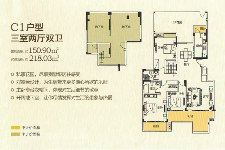 大足绿地海棠湾户型图