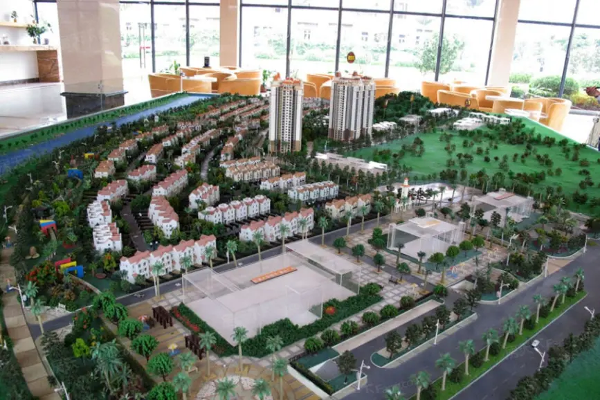 莱茵水岸沙盘实景图(2011-05-09)-广州搜房网