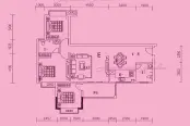 公庄山水花园户型10栋a/c单元b/e户型 3室2厅2卫1厨