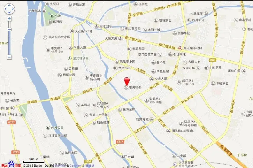 都江堰广场交通图-成都商铺网-房天下