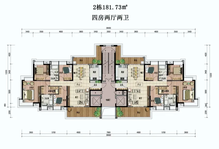 73㎡_沙湖绿洲户型图-韶关搜房网