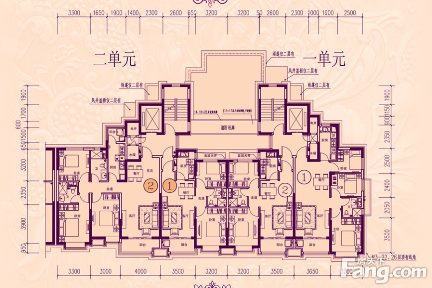 恒大御景湾楼栋平面图-哈尔滨搜房网