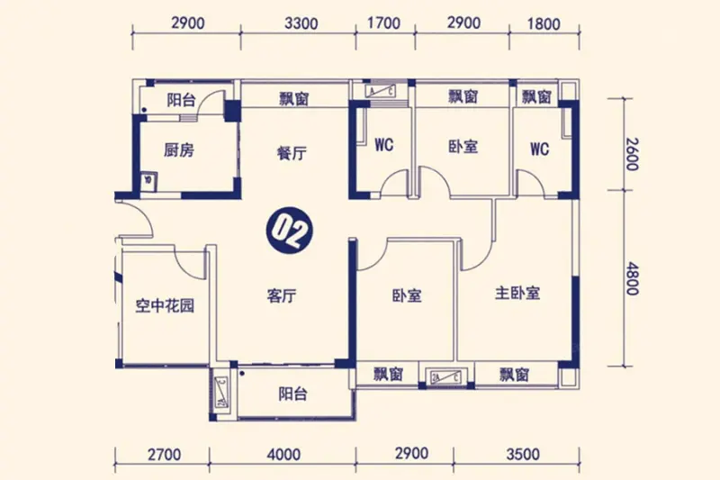 碧桂园·信鸿嘉誉户型图