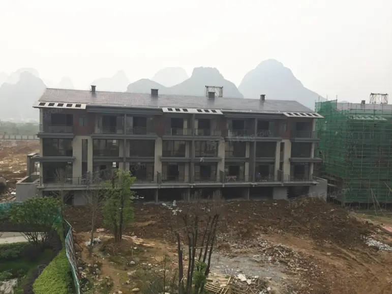 荣和林溪府别墅项目工程进度(2016.4.15)-桂林搜房网