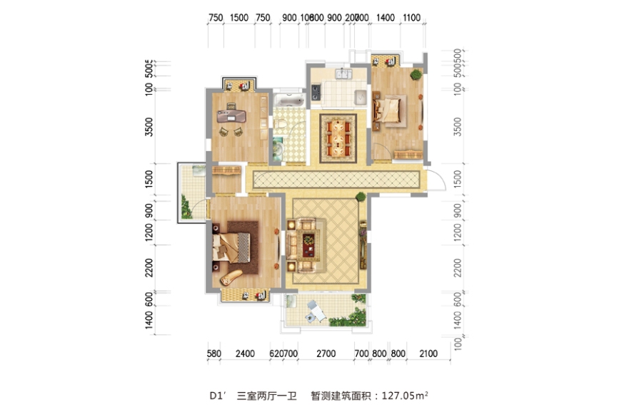 05㎡_苍梧新华苑户型图-连云港搜房网