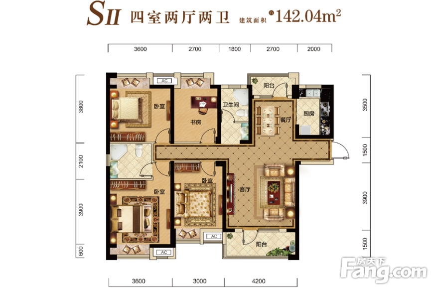 00㎡_中建御景星城户型图-武汉搜房网