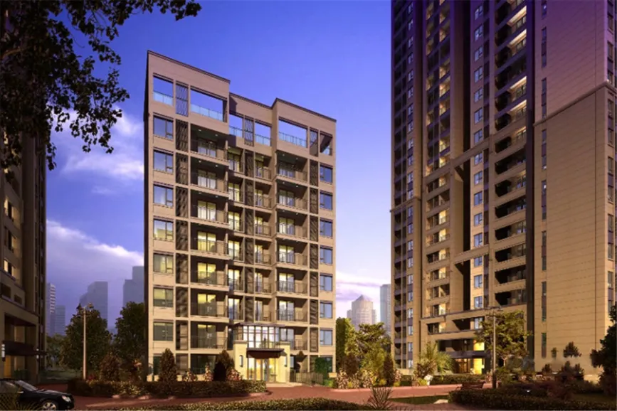 万科汉口传奇唐樾小区内部效果图-武汉房天下