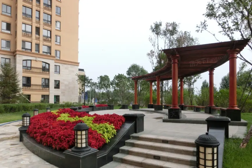 华远水木清华园林景观-凉亭2016-6-3-哈尔滨房天下