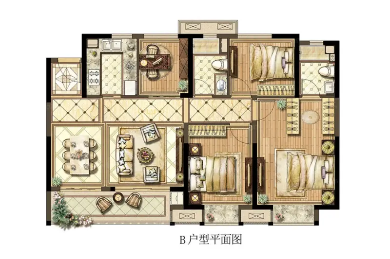 景瑞望府户型图