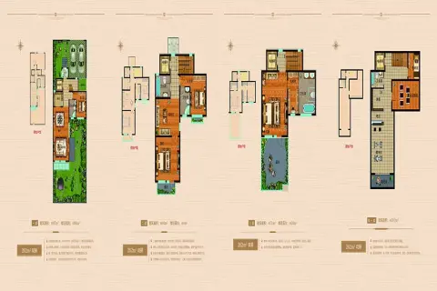 北湖湾·仟院墅户型图