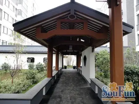 四合院里的风雨连廊