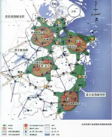 2020年杭甬温金华-义乌 四大都市区内轻轨相连