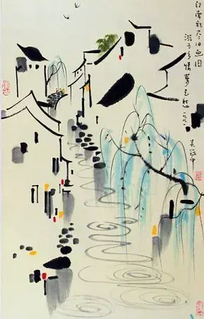 吴冠中画作