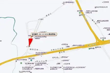 中山市东区三溪村一宗商业用地 于8月1日流拍
