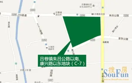 2 动迁安置房 17314 0.00% 0.0818  松江区 荣乐西路6号b地块 36709.