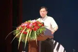 在正式的颁奖环节开始前,人民音乐出版社领导上台致辞,对于本次活动的