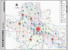 图2 民用运输机场规划布局示意图(2030年)