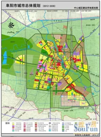 2012-2030年阜阳市城市总体规划公示_房产资
