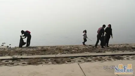 碧桂园湿地公园大清扫 四季美丽家园义工行动