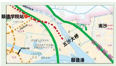广佛南部重要连接通道恢复通畅 将方便南沙两镇市民前往城轨顺德学院