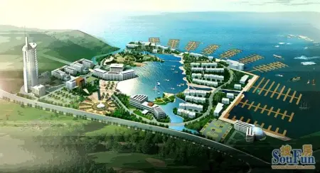 厦门环东海域规划鸟瞰图