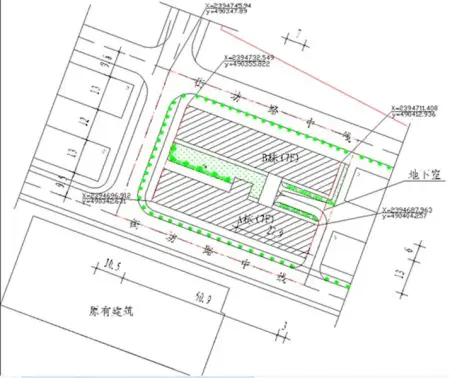 放线平面图