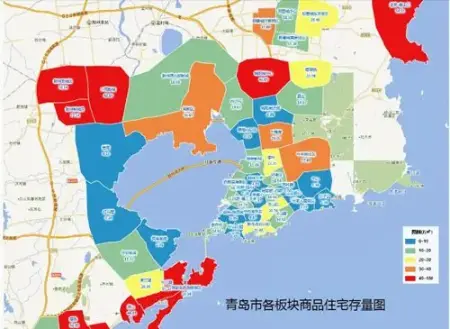 青岛楼市红海蓝海并存 各板块商品住宅存销比详解