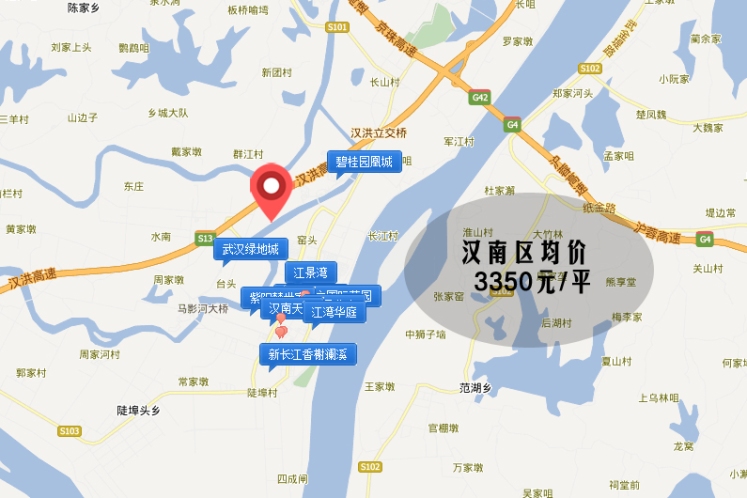 17                  据搜房网数据监控中心监测,汉南均价为3350元/平