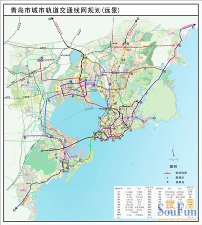 号线南北两处交汇点均实现成功安全跨越,青岛的轨道交通规划曝光,地铁