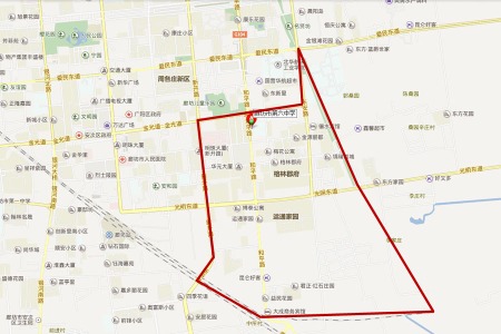 2014年廊坊市小学初中划片区域图
