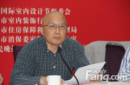 上海市室内装饰行业协会副会长兼秘书长何天华 摄影/孟现夫