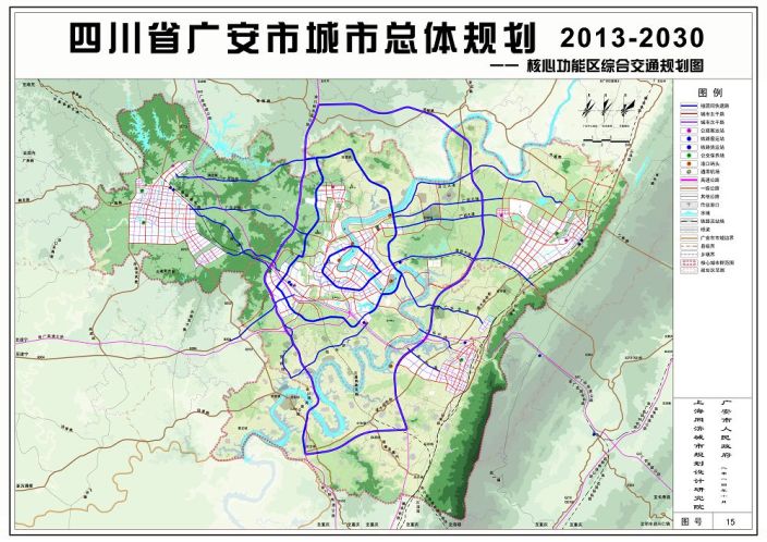 2020年广安市中心城区人口将达70万 面积达75㎡公里