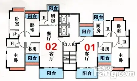 凯茵豪庭二期稀缺一字楼 6/7幢户型图抢先看