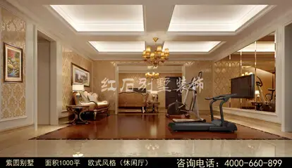 圣诞季礼物别墅高端别墅设计装修红石别墅装饰二期御融景创别墅图片