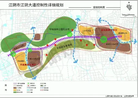 合理控制江阴大道两侧用地建设 公示规划意见稿