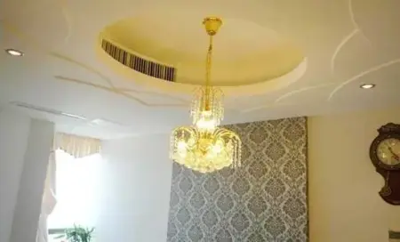 圆吊顶配什么灯