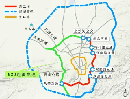 乌鲁木齐市东二环道路预计7月开工